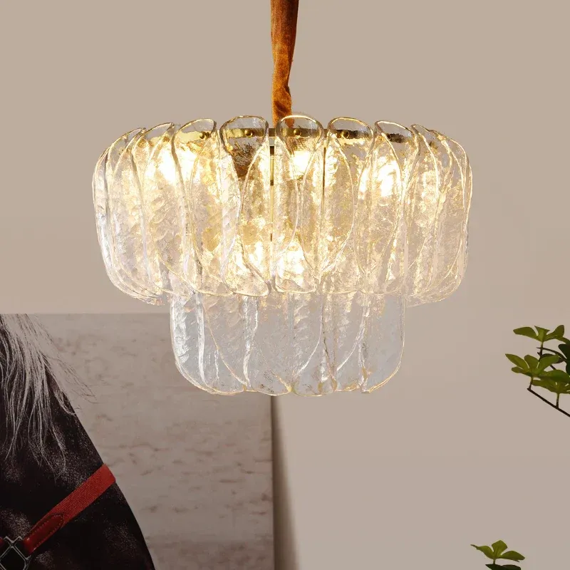 Afralia™ Present-day Duplex Building Chandelier - High-End Handmade Luxury Bedroom Lamp