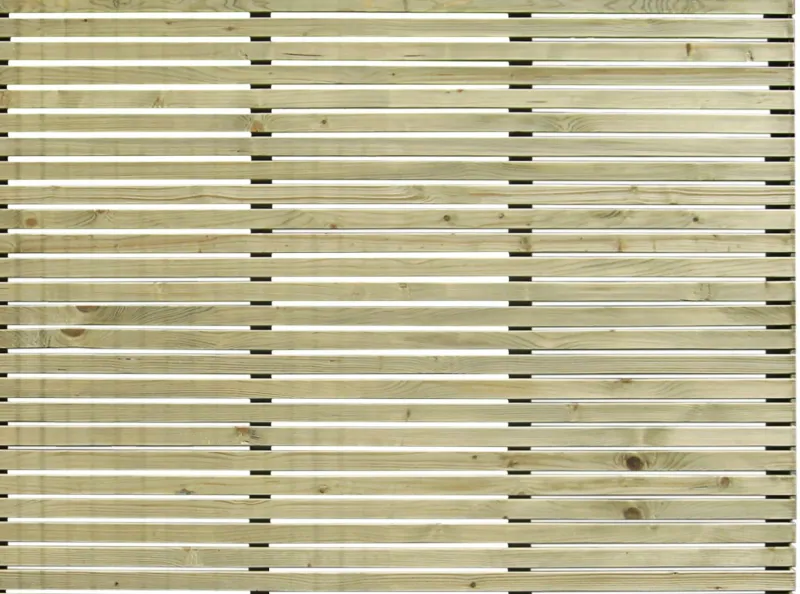 CONTINENTAL - Slatted fence panel DUPLICATE SIDED