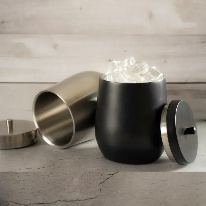 Double Wall Stainless Hardened Ice Bucket