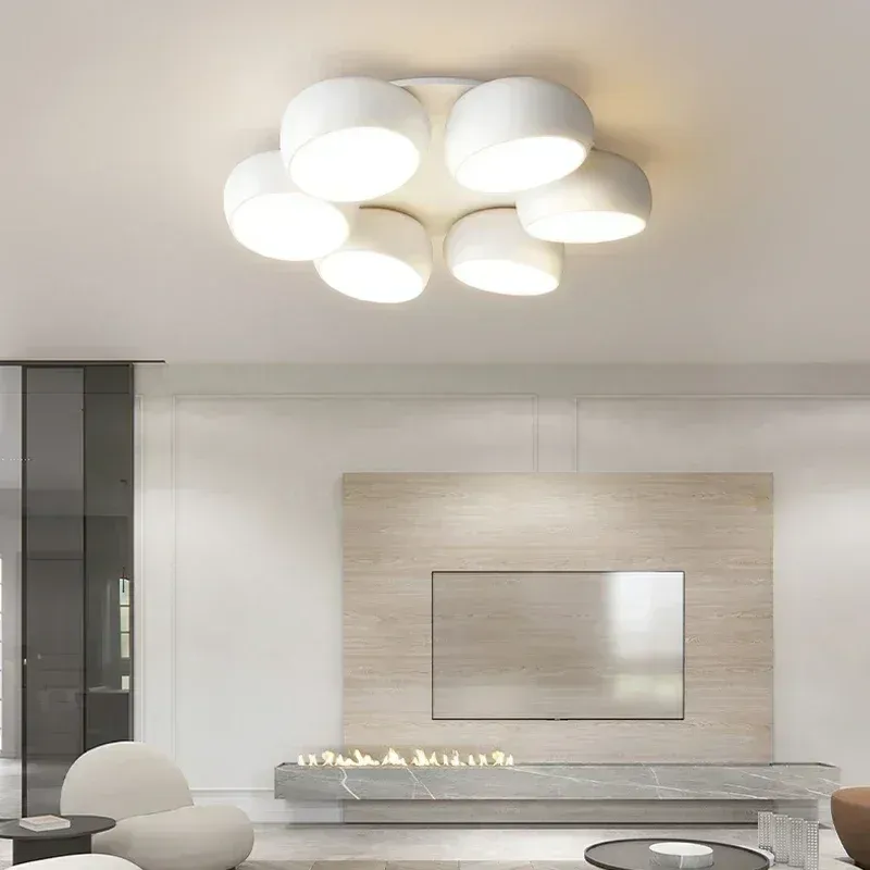 Afralia™ Simple LED Ceiling Lamps Living Dining Bedroom Indoor Lighting Fixtures