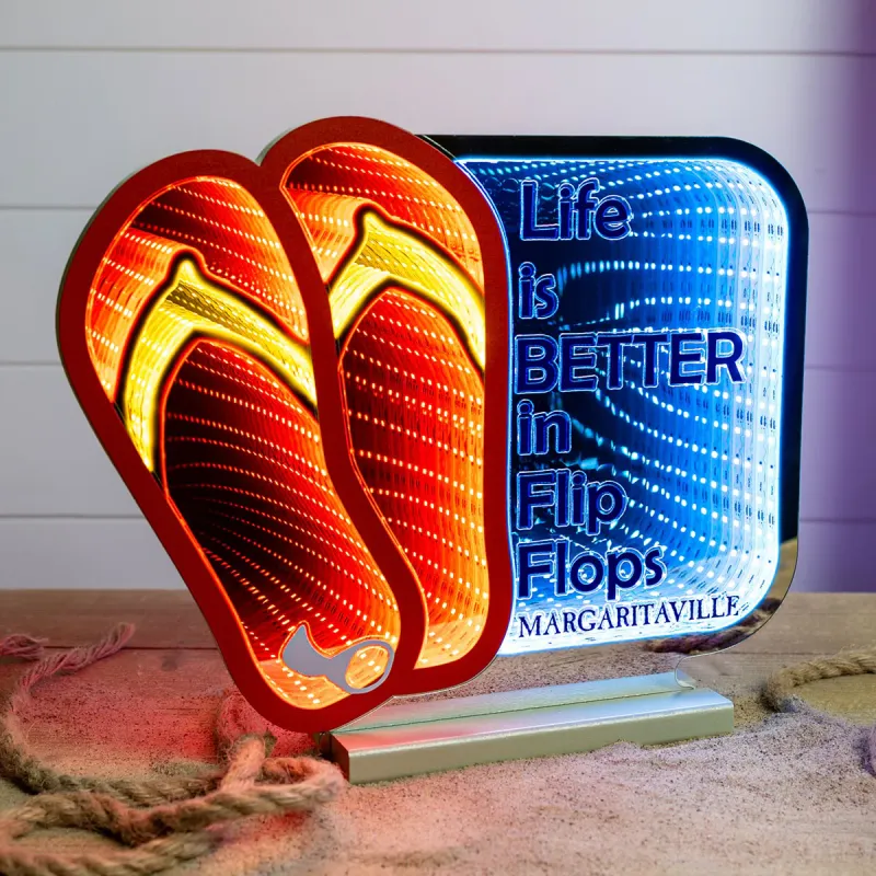 Margaritaville Flip Flop LED Infinity Buoyant