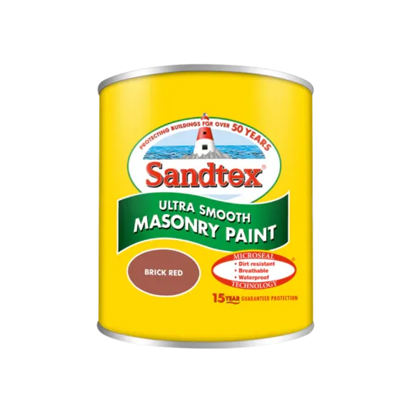 Sandtex Microseal Glossy Masonry Brick Red 150ml