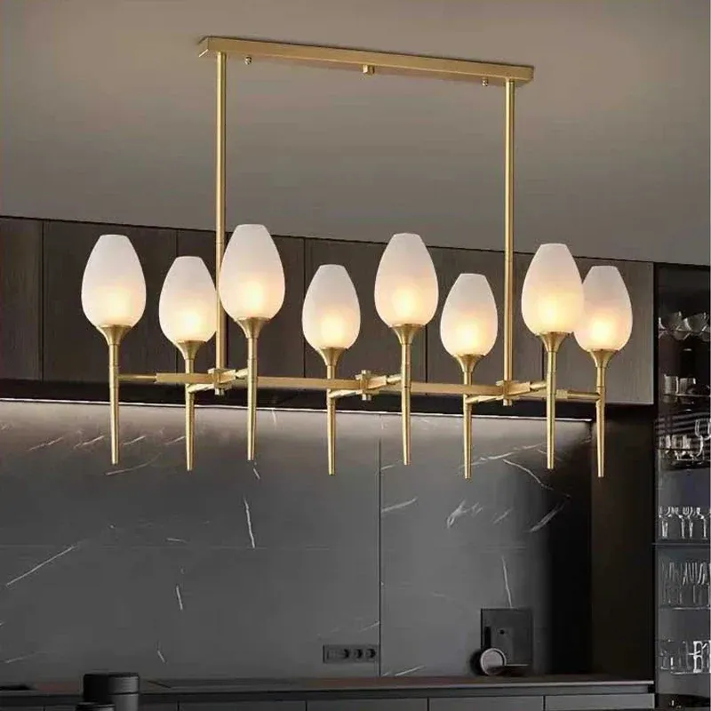 Vintage Schoolhouse Light Afralia™ Warm-toned Pendant Light: Minimalist Glass Island Fixture Living, Dining, Bedroom