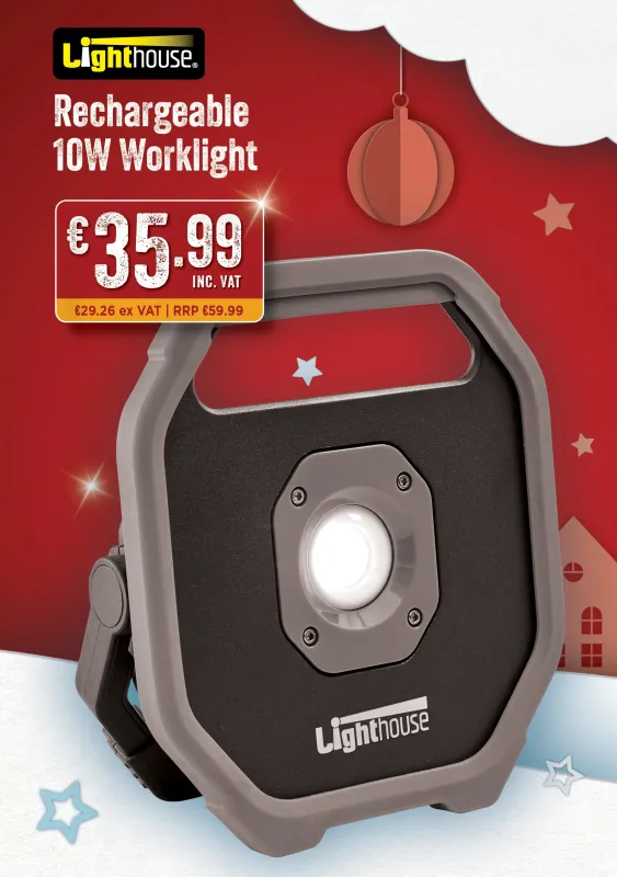 Lighthouse Battery-powered 10W Worklight - 636617