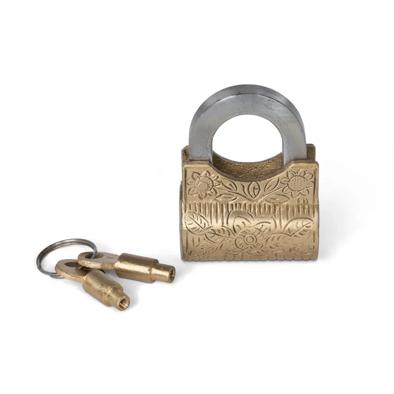Motifed Padlock