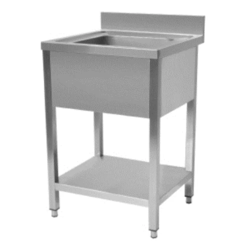 231003 - Stainless Steel Sink Unitary Bowl 800x600mm