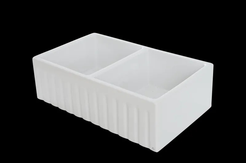 Dual Fluted Apron Sink - 830 x 500 x 250mm