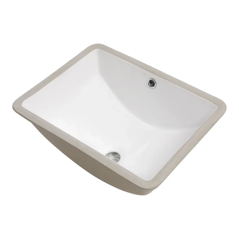 Modern Pottery Undermount Bathroom Sink Overflow, High Quality