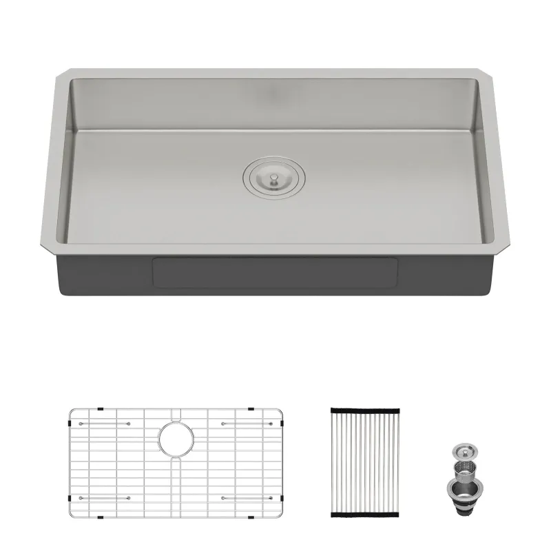 Undermount Sink, Low Depth Singular Bowl