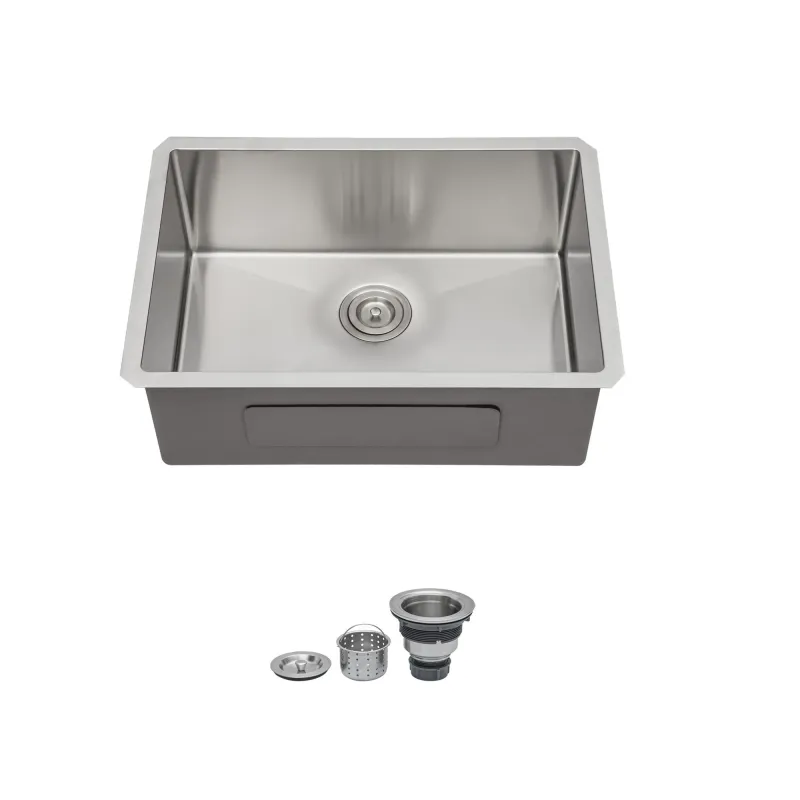 Undermount Stainless Steel Kitchen Sink, Deep Singular Bowl Basin