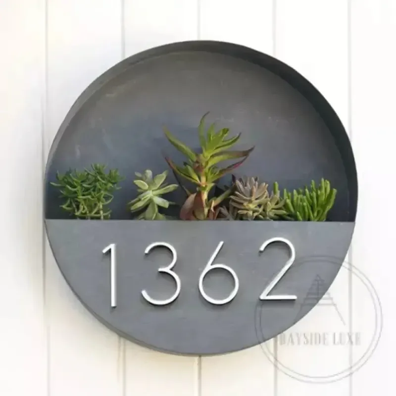 Bayside Luxe - Pearl Floating and Flush House Numbers 125mm