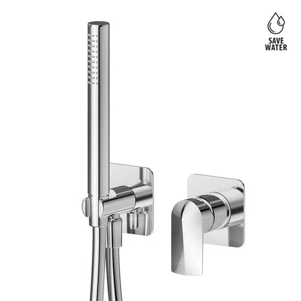 Gruppo doccia da incasso completo di doccetta e miscelatore - Delta Zero