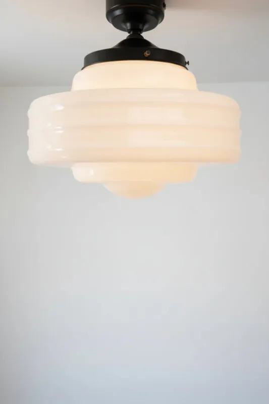 Pull-Down Schoolhouse Flush Mount Airy - Boston