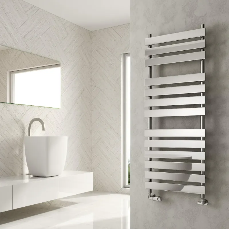 Reina Trento Chrome Metal Bathroom Radiator