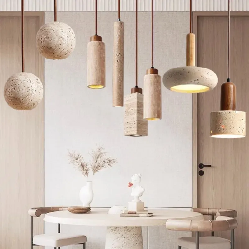 Water Saving Afralia™ Stone Pendant Lamp: Bedroom Kitchen LED Lighting Fixture