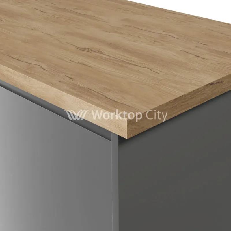 Krono-Finesse Laminate Kitchen Worktops K544 RW Hazel Silverjack Oak - Square Edge