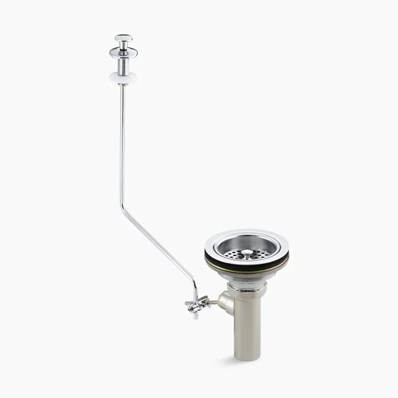 Kohler Duostrainer Sink strainer tailpiece and pop-up drain K-8802-RL-CP