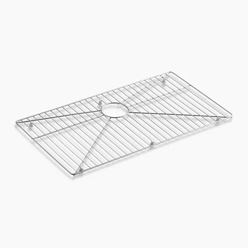 Kohler Vault Strive Stainless chromed sink rack, 29-1/4" x 15-15/16" K-3821 Vault and K-5285 Strive kitchen sinks K-6644-ST