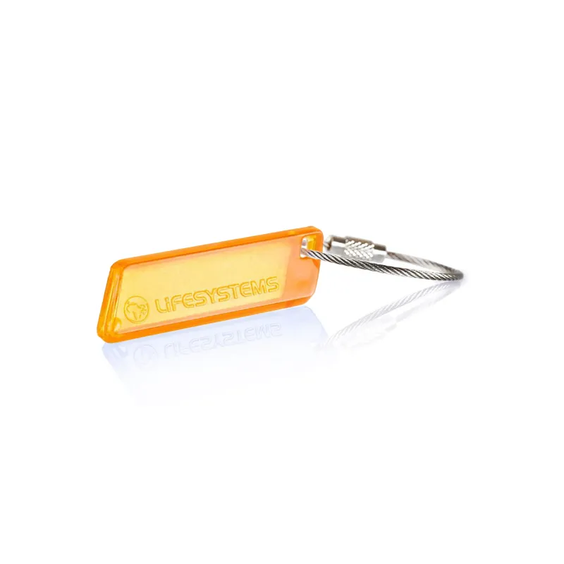 Electrical Hazard Lifesystems Glow Tag, Peach