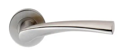 Eurospec Steelworx CSL1121 Grade304 Satin Stainless Reinforced Lever On Rose