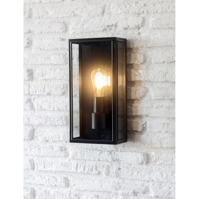 Flood Light Belgrave Outdoor Lantern, Lofty Carbon - Steel
