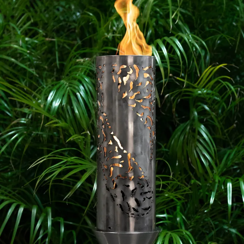 Outdoor Plus TIKI Fire Torch Stainless Chromed