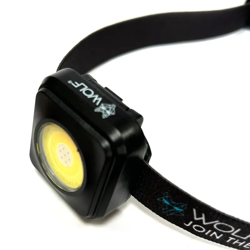 Wolf Outdoors VEX-320 Lumen Headtorch Flashlight Motion Sensor
