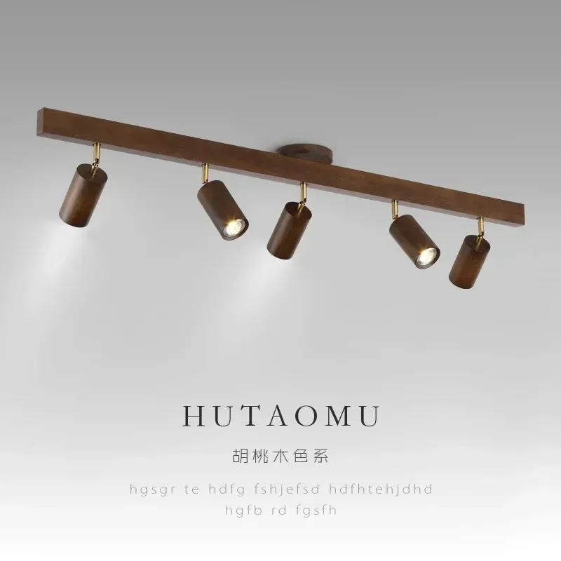 Afralia™ Nordic Timber Ceiling Spotlight LED Home Decor