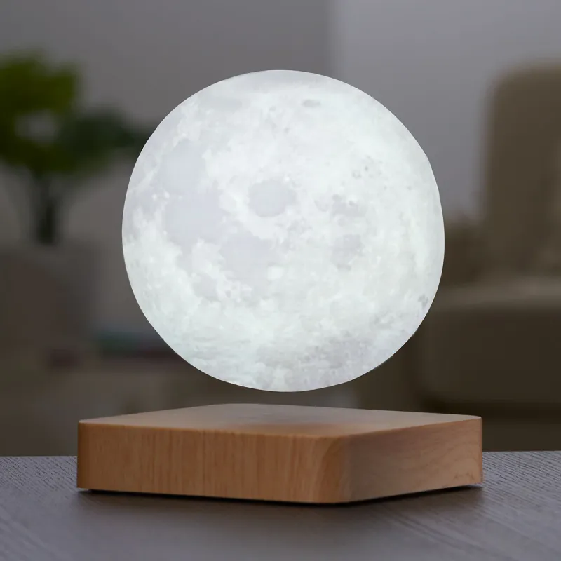 Levitating Moon Lamp Sharper Image Water Resistant