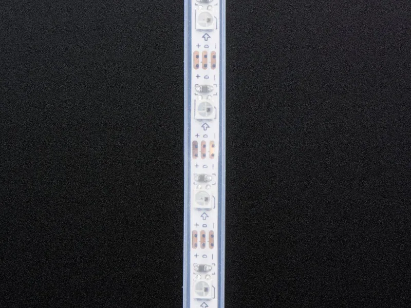 Adafruit Tiny Skinny NeoPixel Digital RGB LED Strip - 1m 60 LED/m (WHITE) [Discontinued] - Indoor/Outdoor Use