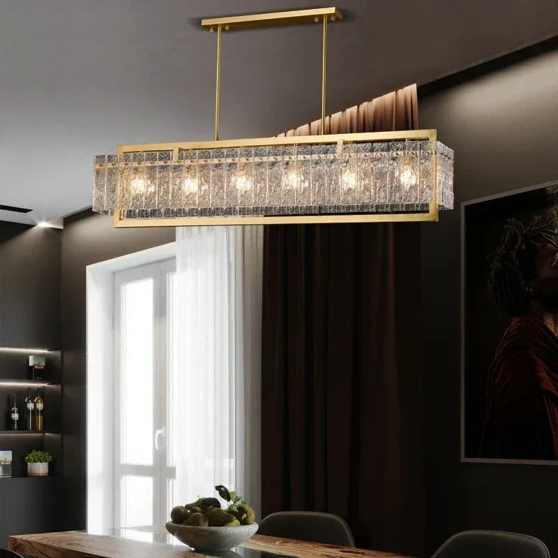 Afralia™ Crystal Chandelier LED Lighting Home Decor