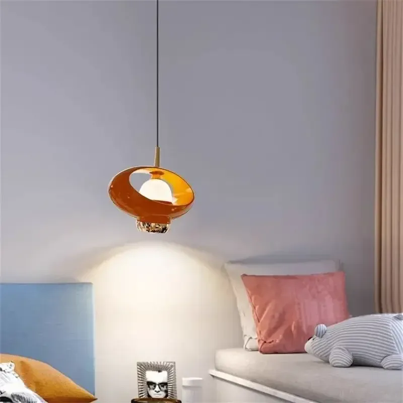Afralia™ Modern Adjustable Round Pendant Buoyant LED, Stretchable Angle Home Decor
