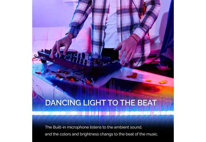 Connected Wi-Fi LED Strip Lights TV and Computer Parties & Events