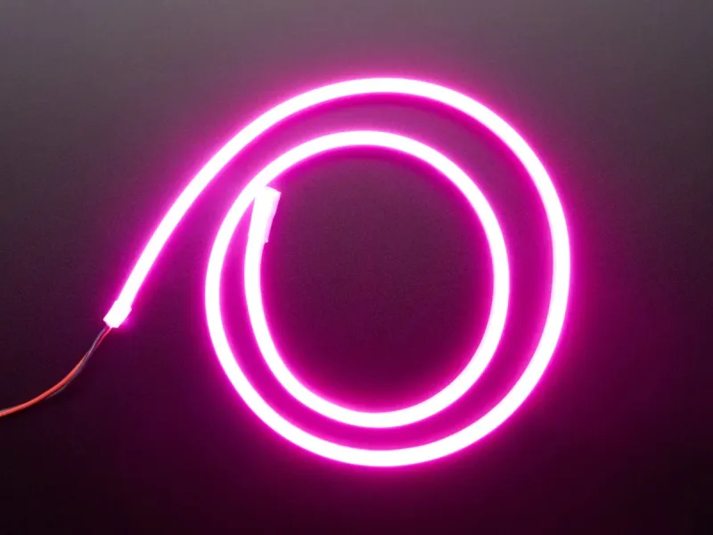 LED Rope Flexible Silicone Neon-Like LED Strip - 1 Meter rose [discontinued]