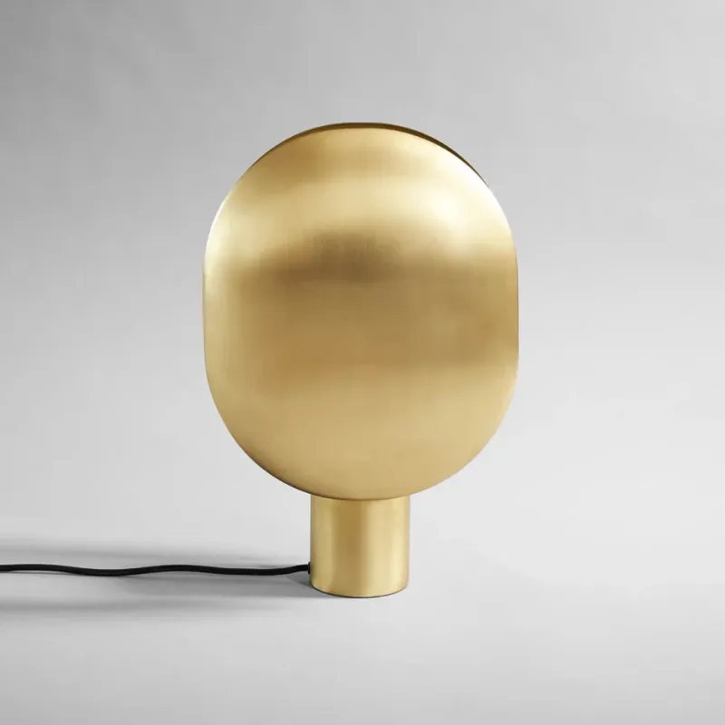 Clam Table Lamp - Brass* | Dimmable | E26 Base