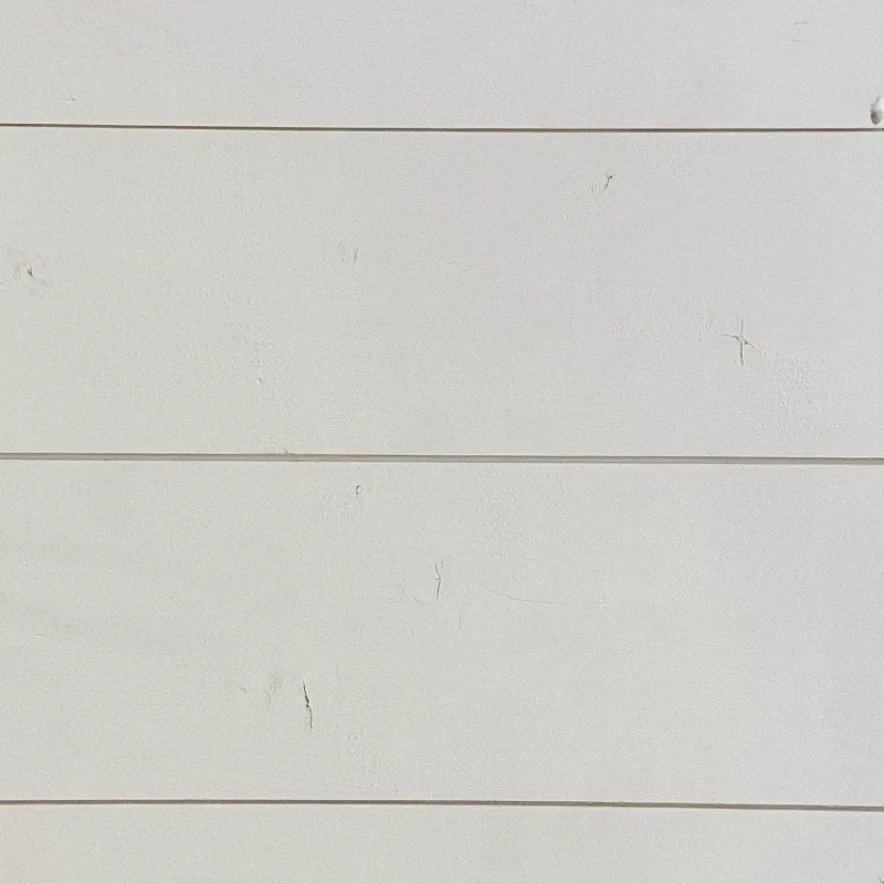 Lambris peint en blanc bois brut - 13x135 - L=2,53m