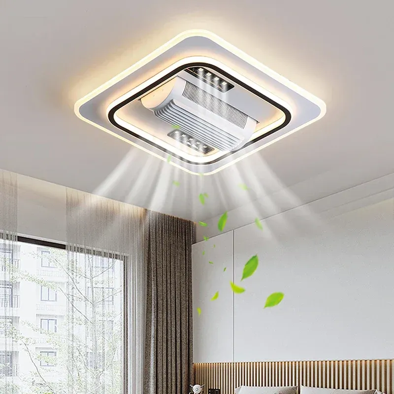 Afralia™ Bladeless LED Ceiling Fan Buoyant: Modern Invisible Fan Lamp Bedroom & Living Room from Denmark