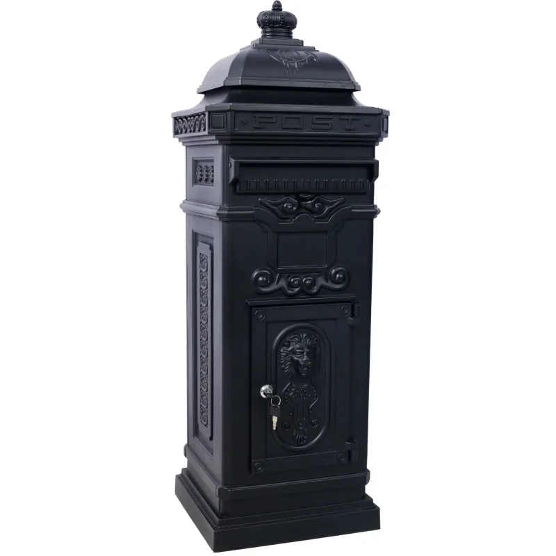 Mailboxs Residential Roomy Letter Box, Rainproof Postbox Statue Easy Installation