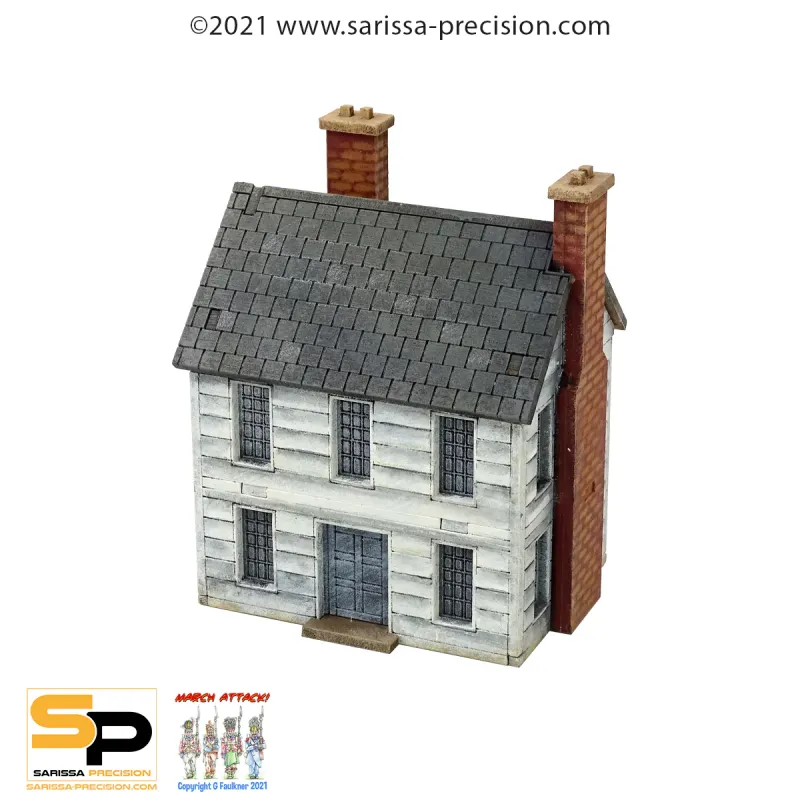 15mm North American - Planked House