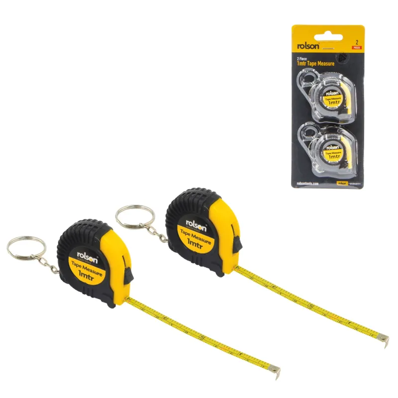 Retractable Tape 2 Piece 1m Tape Measure Vital Ring