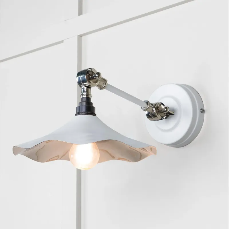 Gliding Nickel Flora Wall Light Flock | From Anvil
