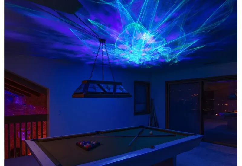 Neon Sign Laser Nebula Projector