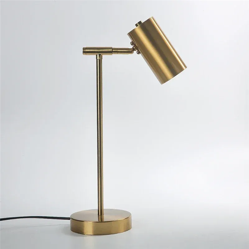 Afralia™ Golden Table Lamp Study and Reading, Current Nordic Bedroom Decor Lighting
