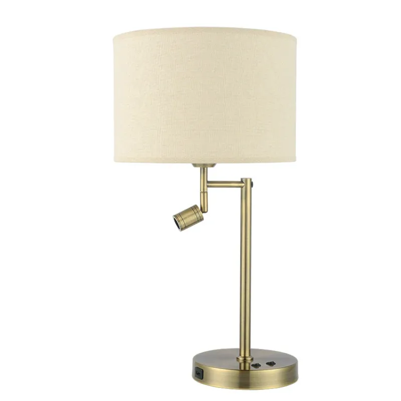 Ashley Table Lamp - Antique Warm alloy