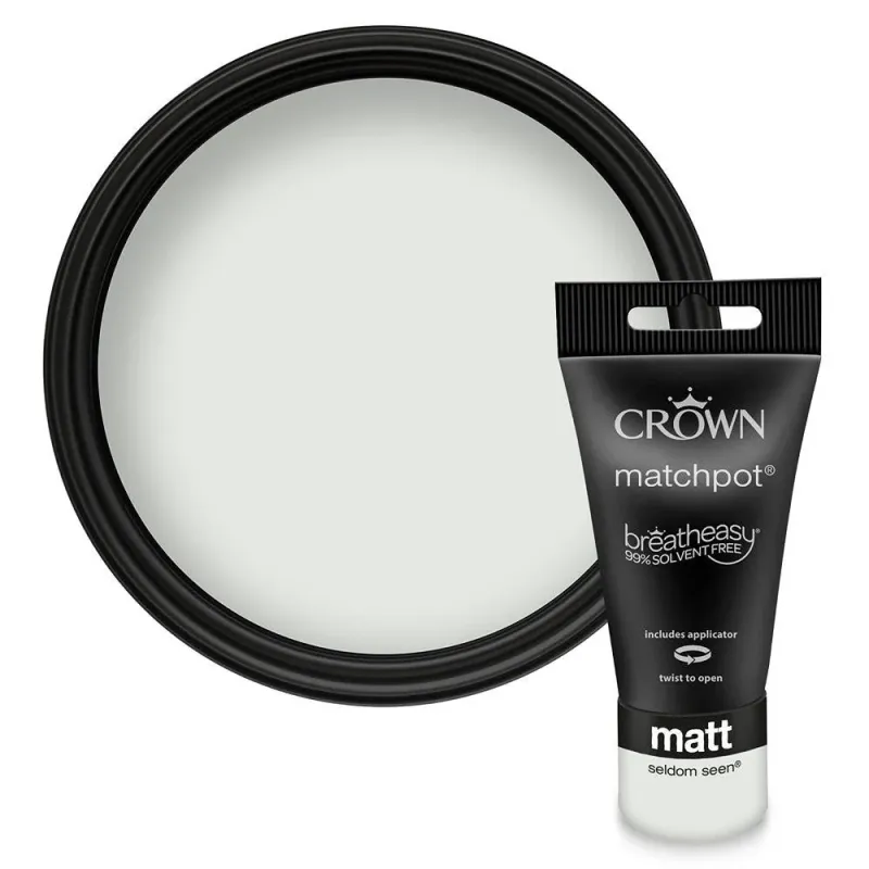 Crown Walls & Ceilings Matt Emulsion Paint | Seldom Seen | 40ml Tester
