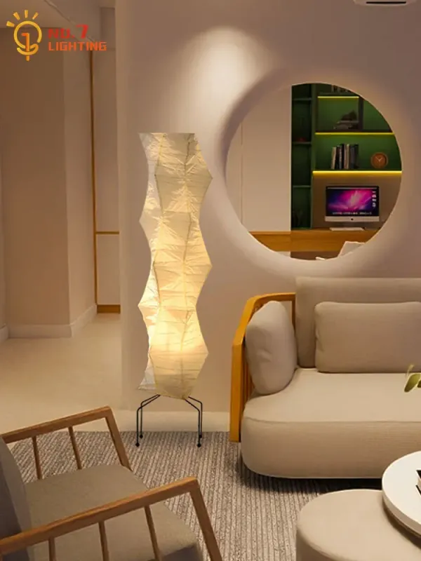 Afralia™ Akari Noguchi Rice Paper Floor Lamp LED E27: Art Decor Interior Lighting Living Room