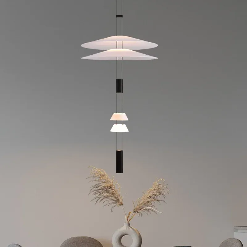 Afralia™ Circular Pendant Light: Contemporary Minimalist Hanging Lamp Living Room, Dining, Bar 10ft USB Cable