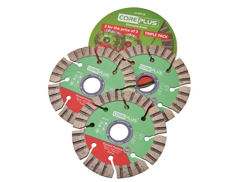 Core Plus Hybrid 115mm Turbo Diamond Blade - 6010791