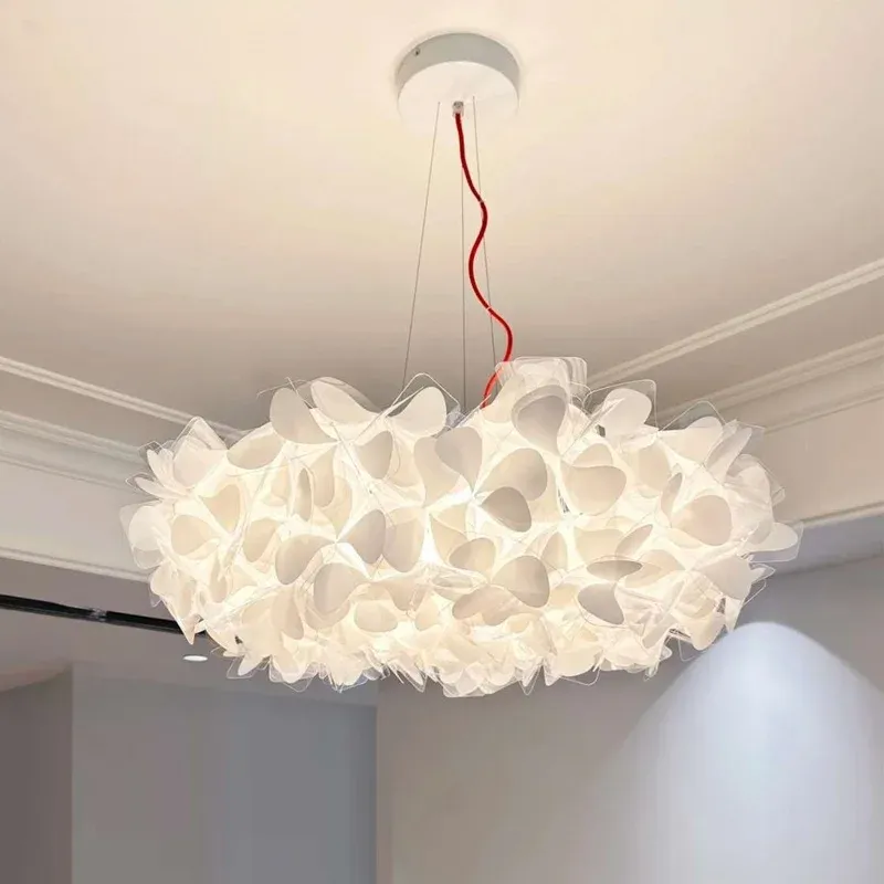 Afralia™ Classy Petal Chandelier Pendant Light Dining Room Ceiling Lighting