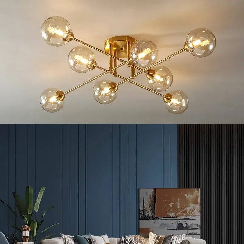Afralia™ Cutting-edge Home Decor LED Pendant Light Living and Dining Room Chandeliers